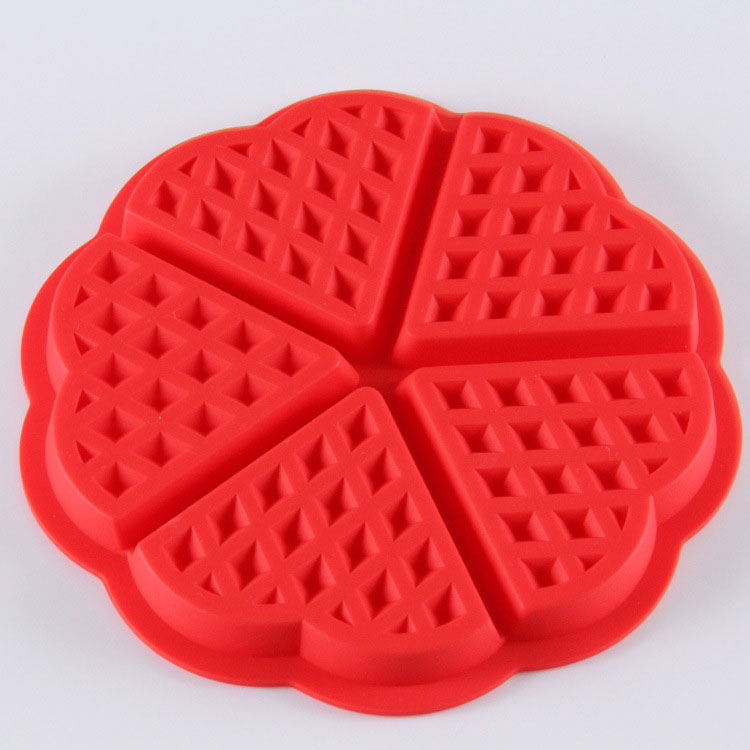 Silicone waffle cake mould}